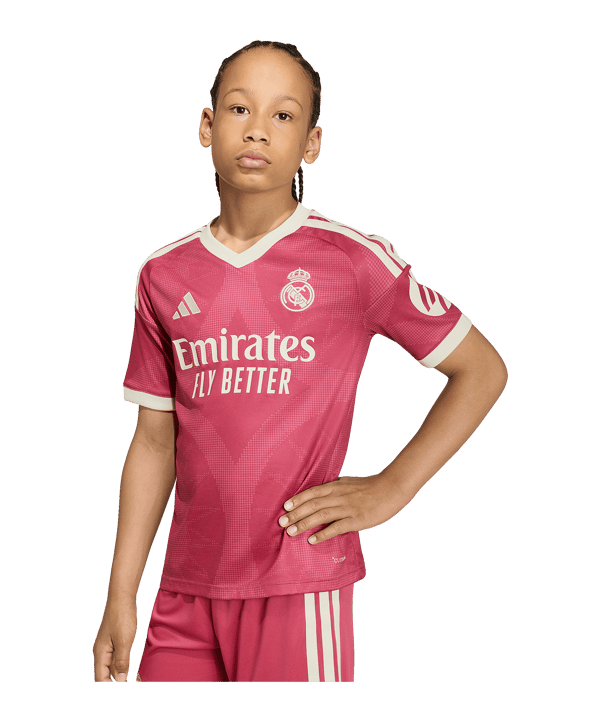 adidas Real Madrid Maillot 3rd 2026/2027 Enfants Rose - rose