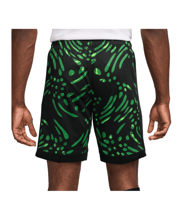 Nike Nigeria Short Away 2024 Schwarz F010 - grau