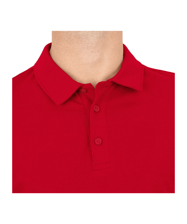 JAKO Organic Stretch Polo Shirt Rot F100 - rot