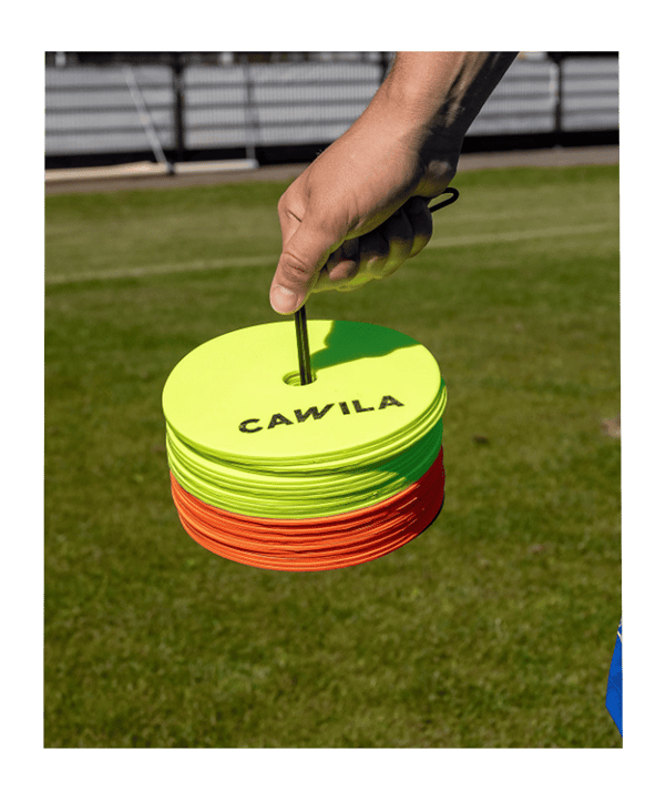 Cawila Floormark Set 24 pz. d15cm giallo - arancione
