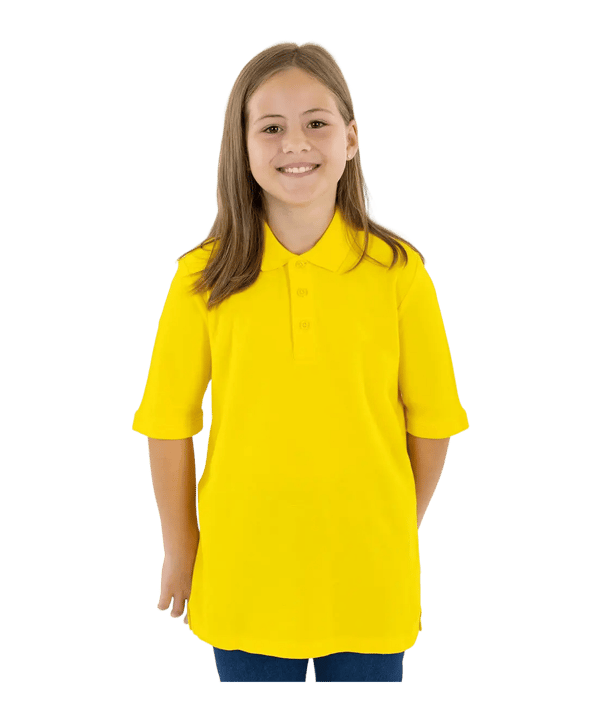 JAKO Organic Polo Shirt Kids Gelb F300
