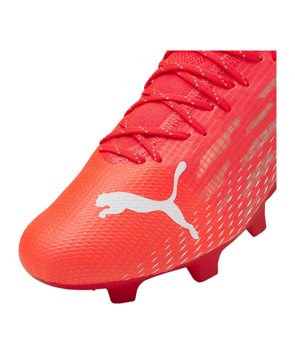 PUMA ULTRA 1.3 Faster Football FG/AG Rot Türkis Weiss F02 - rot