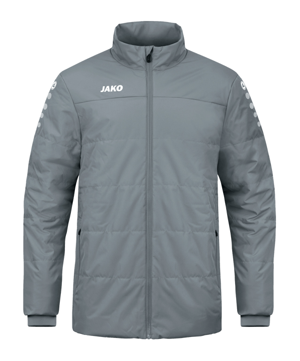 JAKO Team Coachjacke Kids Grau F840 - grau