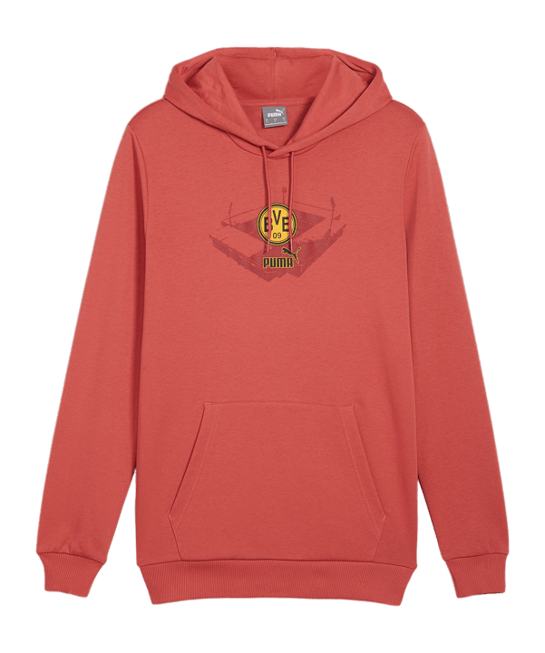 PUMA BVB Dortmund Ftbl ICONS Hoody Rot F04 - rot