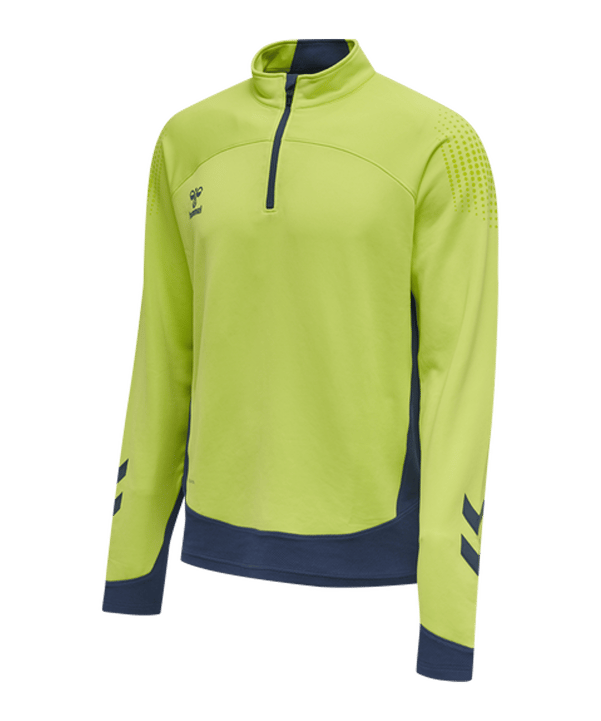 Hummel hmlLEAD HalfZip Sweatshirt Kids Grün F6242 - gruen