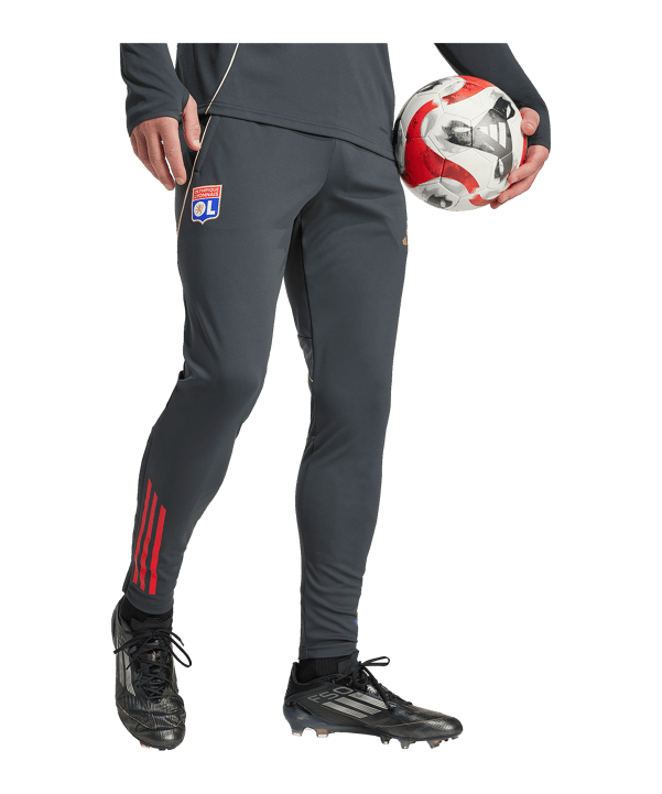 adidas Olympique Lyon Trainingshose Grau - grau