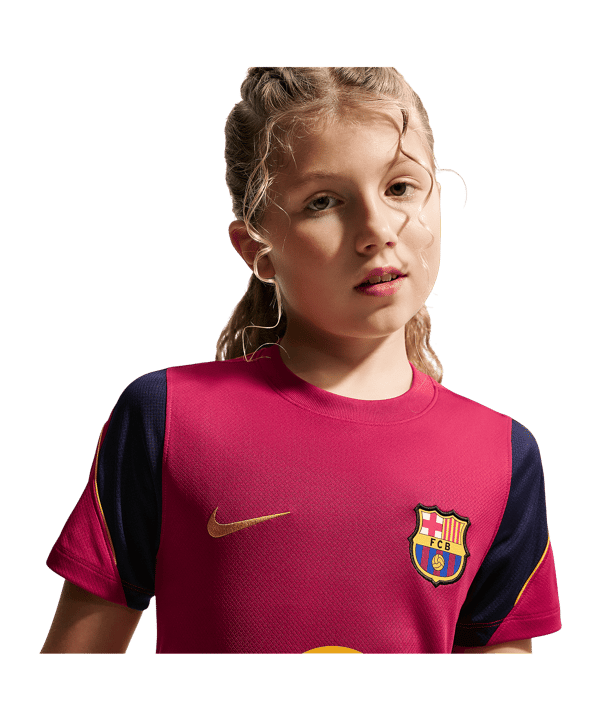 Nike FC Barcelone Formation Enfants Rouge C621 - rouge