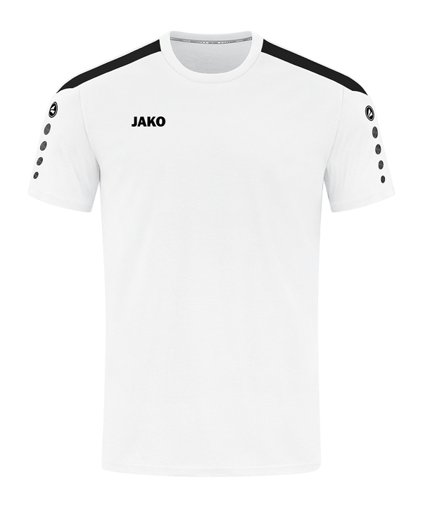 JAKO Power T-Shirt Weiss Schwarz F000