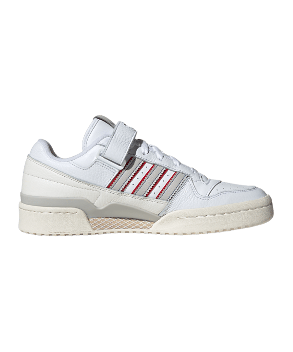 adidas Originals Forum Low Weiss Grau Blau - weiss