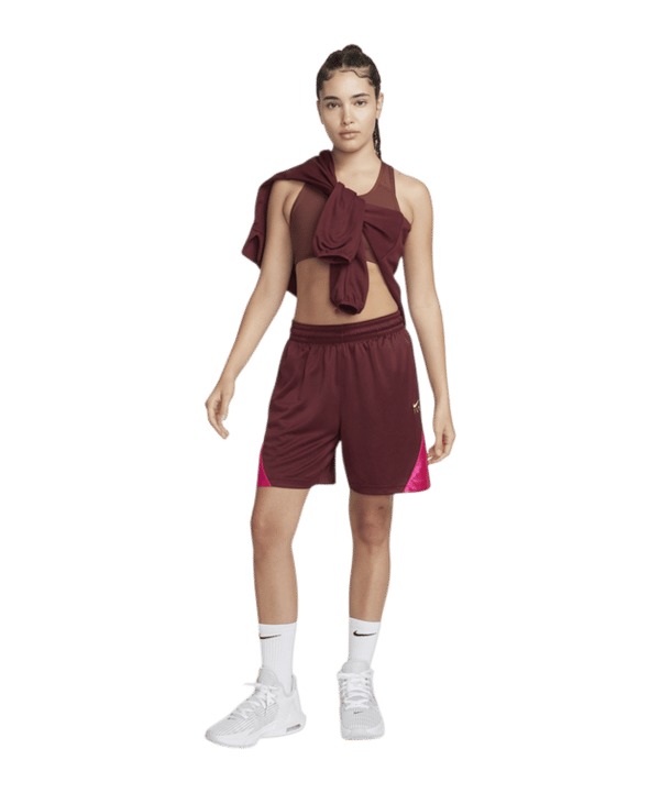 Nike ISoFly Basketball Short Damen Rot Pink F619