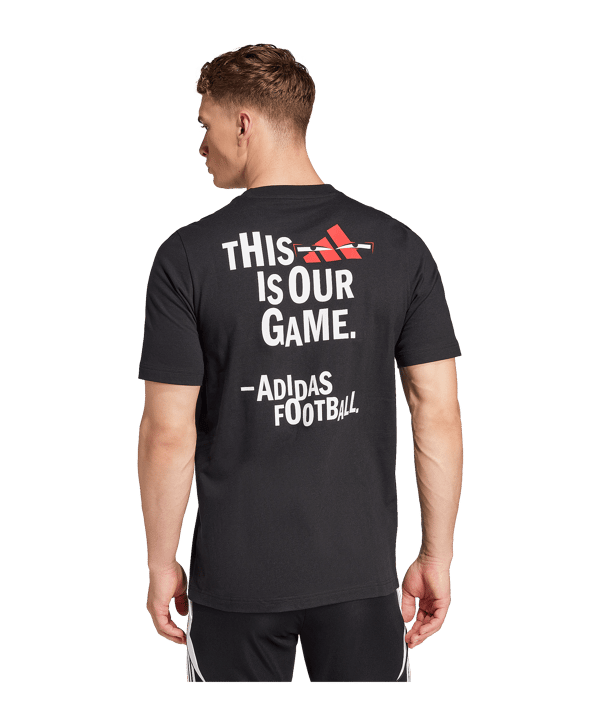 adidas T-Shirt Schwarz - schwarz