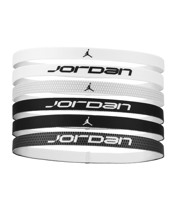Jordan Elastic Sport 6 PK Printed Hoofdband Zwart K036 - zwart