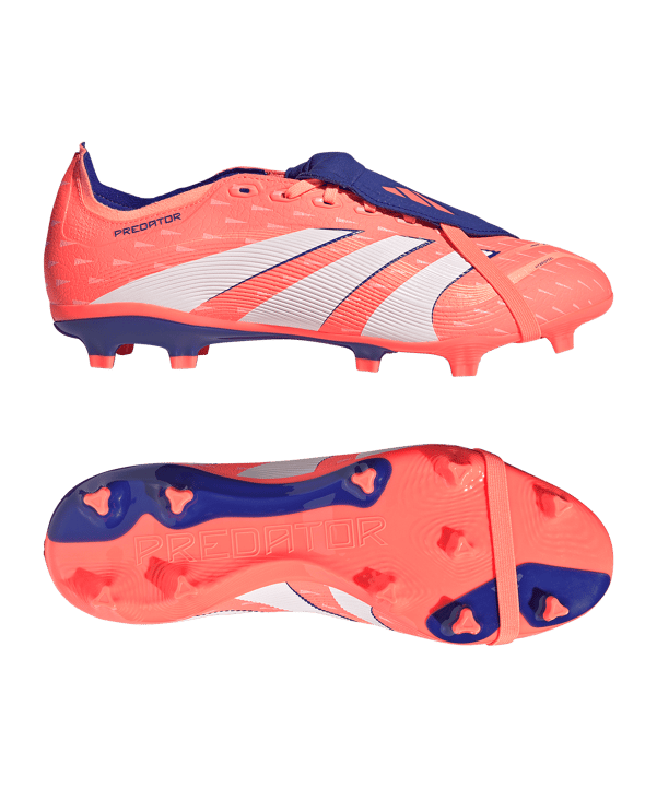 adidas Predator League FT FG/MG Coral Blaze Orange - orange