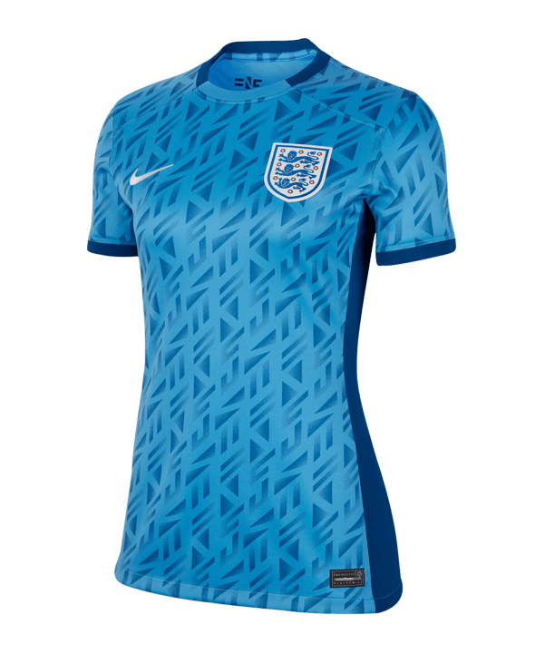 Nike England Trikot Away Frauen WM 2023 Damen Blau Weiss F462 - blau