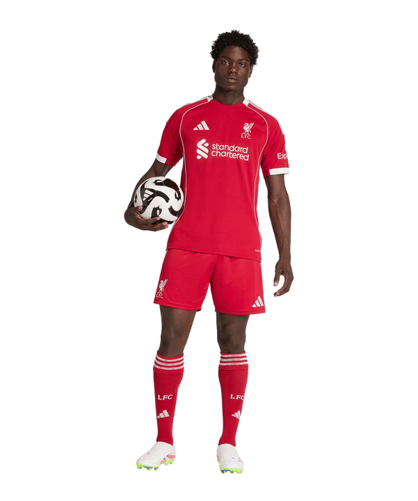 adidas FC Liverpool Short Home 2025/2026 Rot - rot