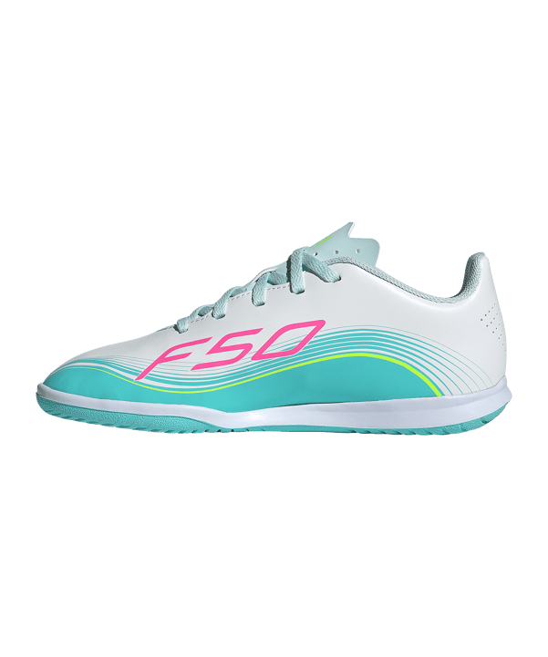 adidas F50 Club IN Messi Aurora Radiante Kids Weiß - weiss