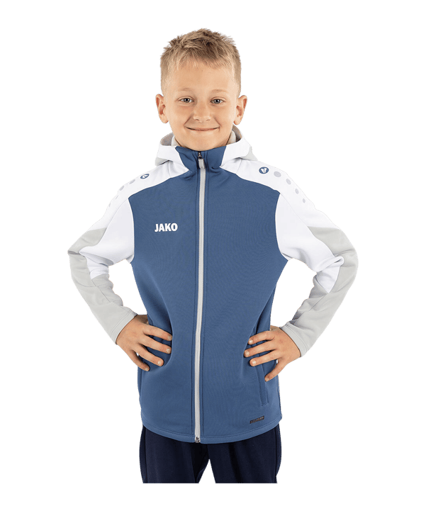 JAKO Dynamic Kapuzenjacke Kids Blau F921 - blau