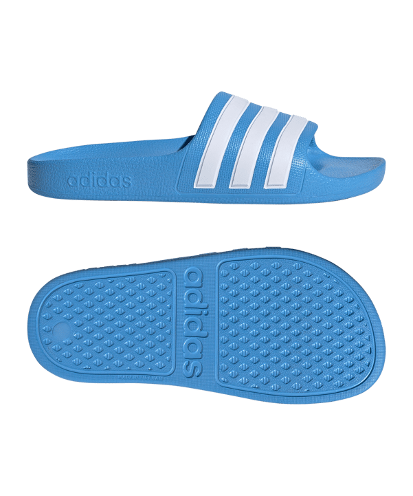 adidas Adilette Aqua Badelatschen Kids Blau - blau