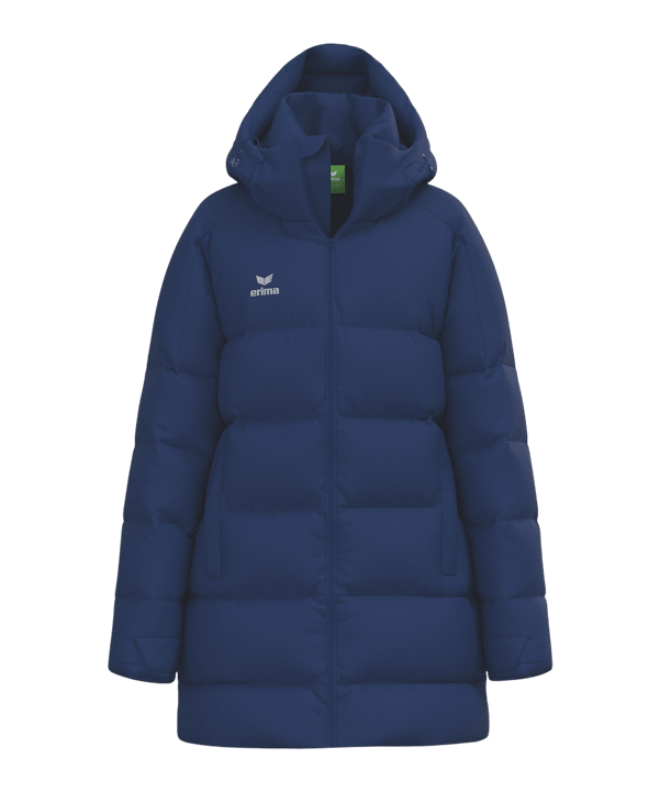 Erima Premia Parka Winterjacke Damen Blau - blau