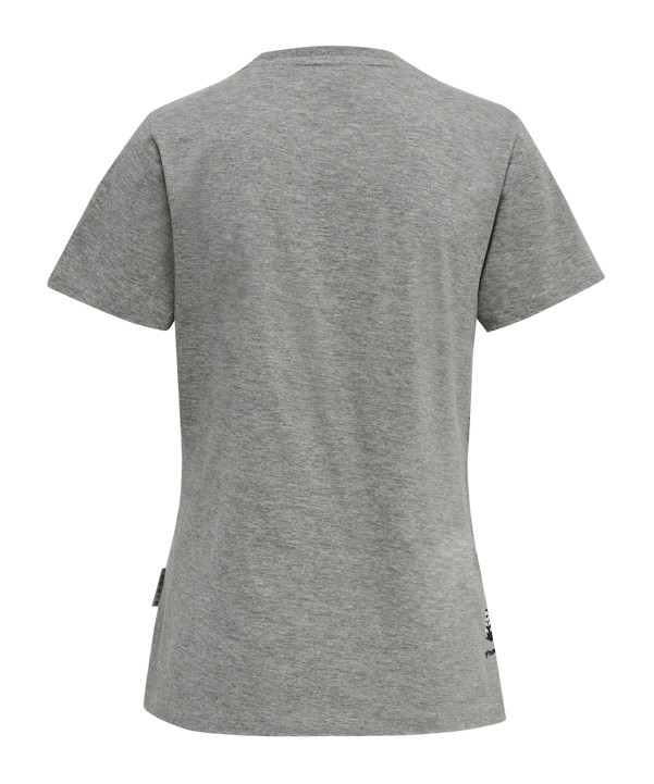 Hummel Move Grid T-Shirt Damen Grau F2006 - grau