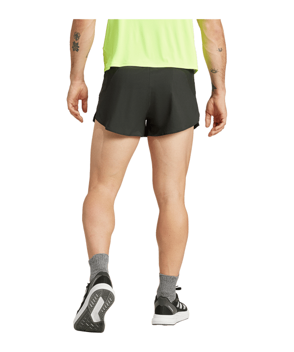 adidas Adizero Split Short Schwarz - schwarz