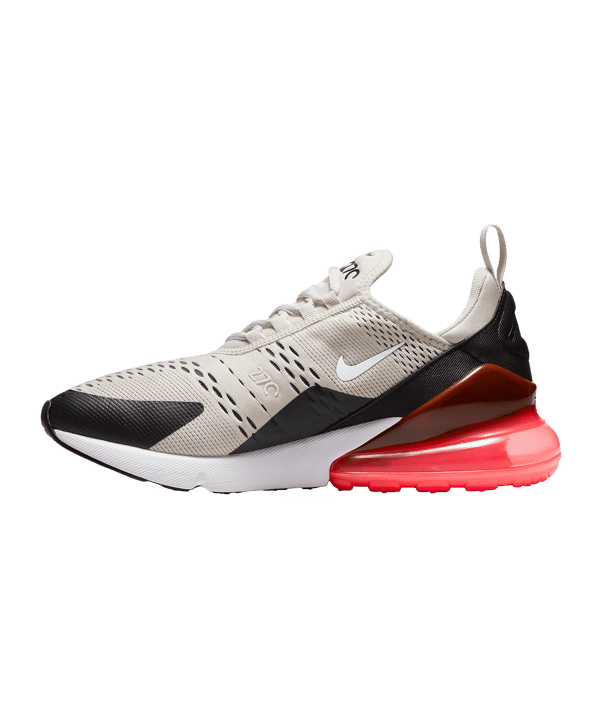 Nike Air Max 270 Sneaker Beige Schwarz Rot F003 - schwarz