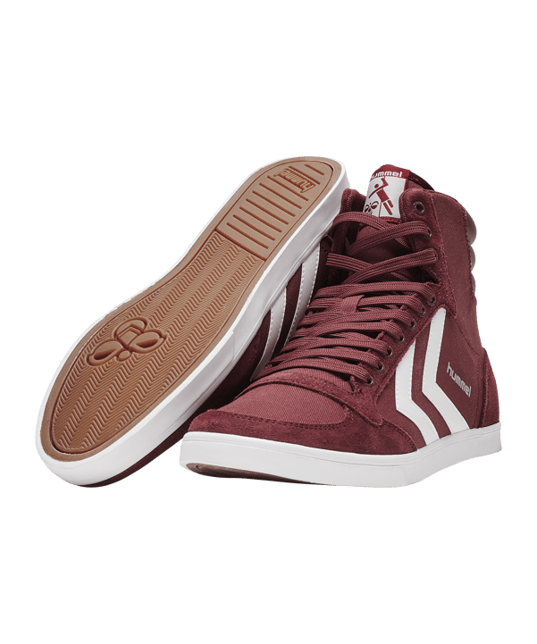 Hummel Slimmer Stadil High Sneaker Rot F3661 - rot