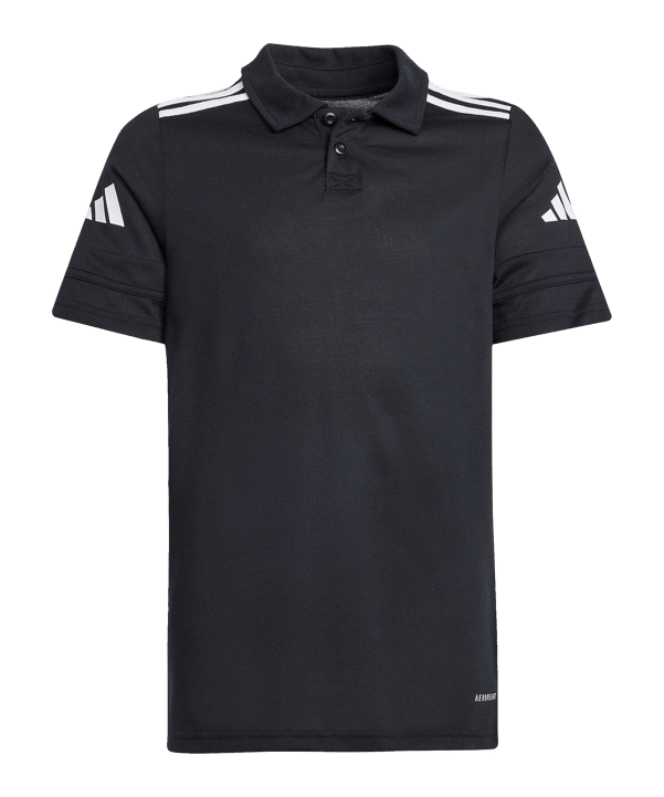 adidas Squadra 25 Competition Polo Kids Schwarz - schwarz