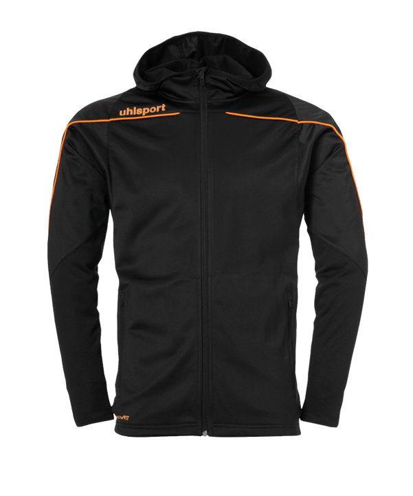 uhlsport Stream 22 Kapuzenjacke Kids Schwarz F22 - schwarz