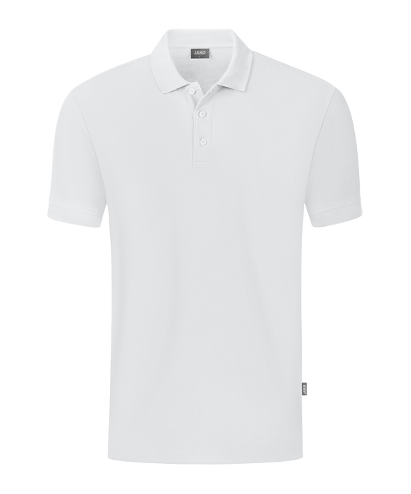 JAKO Organic Poloshirt Weiss F000 - weiss