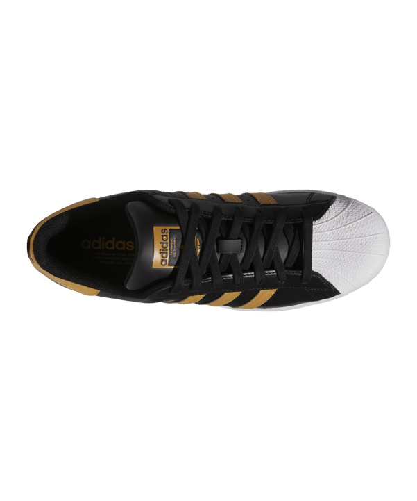 adidas Originals Superstar Schwarz Gelb - schwarz