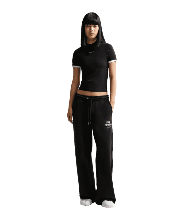 Nike Gloss T-Shirt Damen Schwarz F010