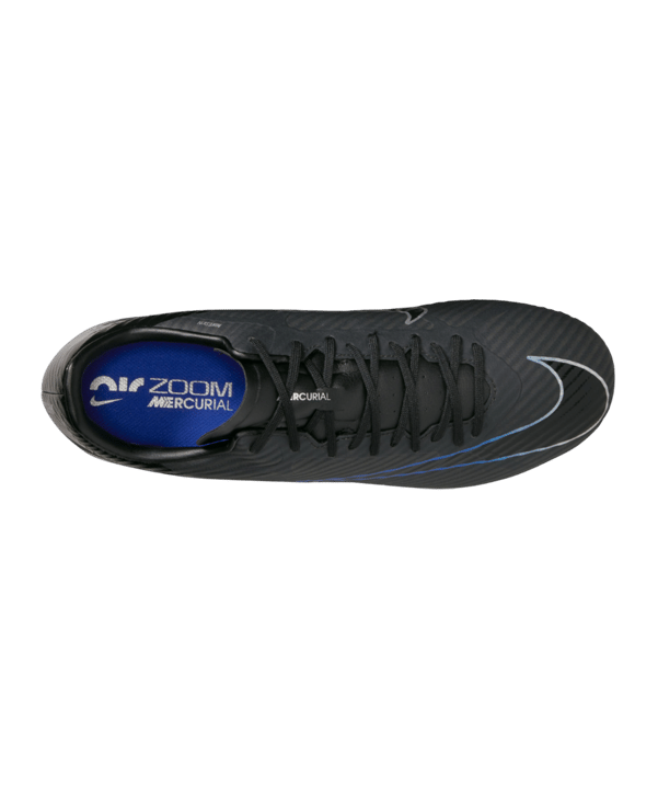 Nike Air Zoom Mercurial Vapor XV Academy FG/MG Shadow Schwarz Silber Blau F040 - schwarz