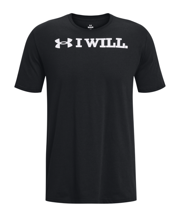 Under Armour I Will T-Shirt Schwarz F001 - schwarz