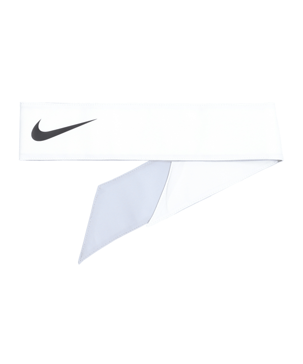 Nike Tennis Stirnband Weiss Schwarz F101 - weiss