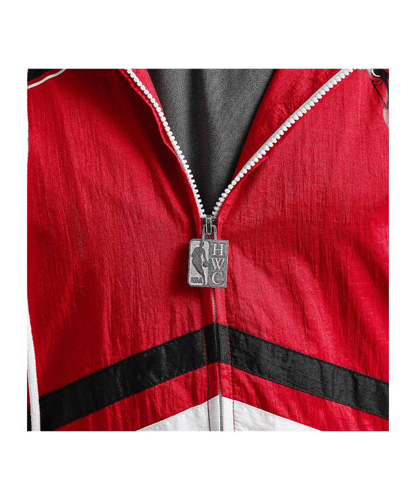 Mitchell and Ness NBA Windbreaker Jacke Rot