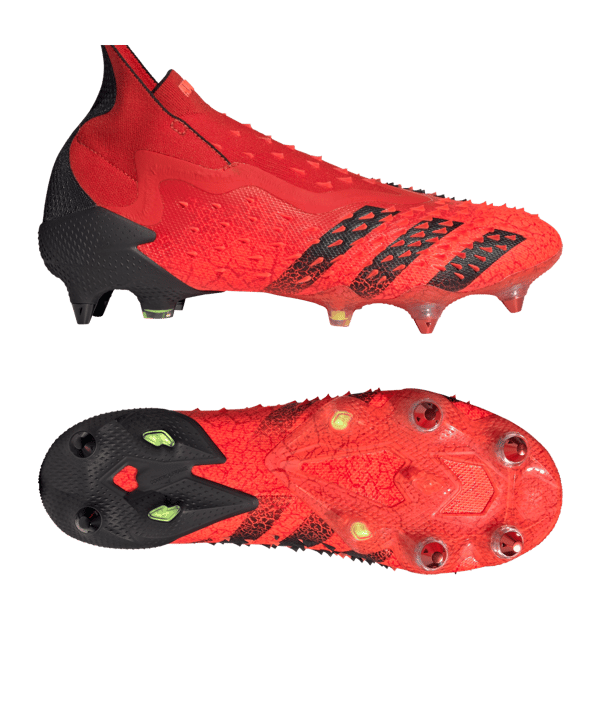 adidas Predator FREAK+ SG Meteorite Rot Schwarz - rot