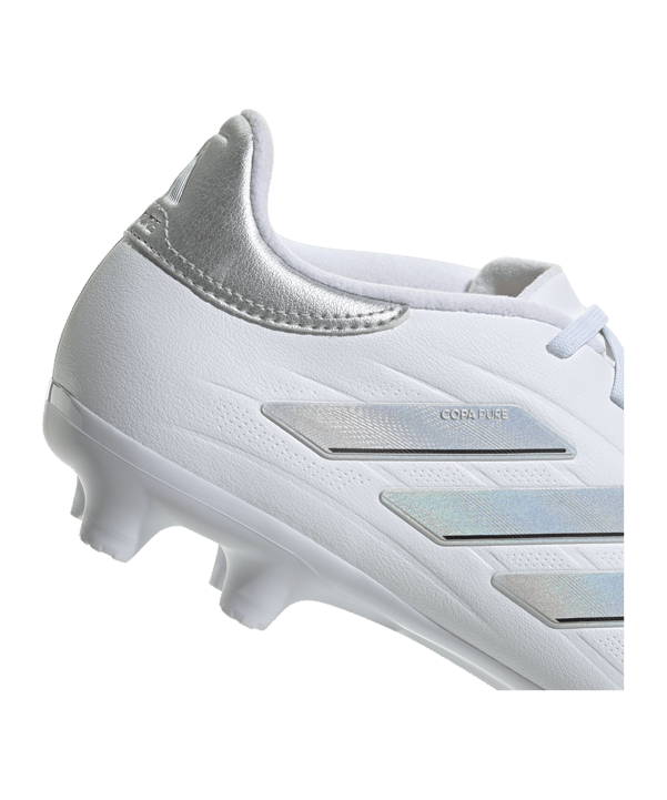 adidas COPA Pure 2 League FG Pearlized Weiss Silber - weiss