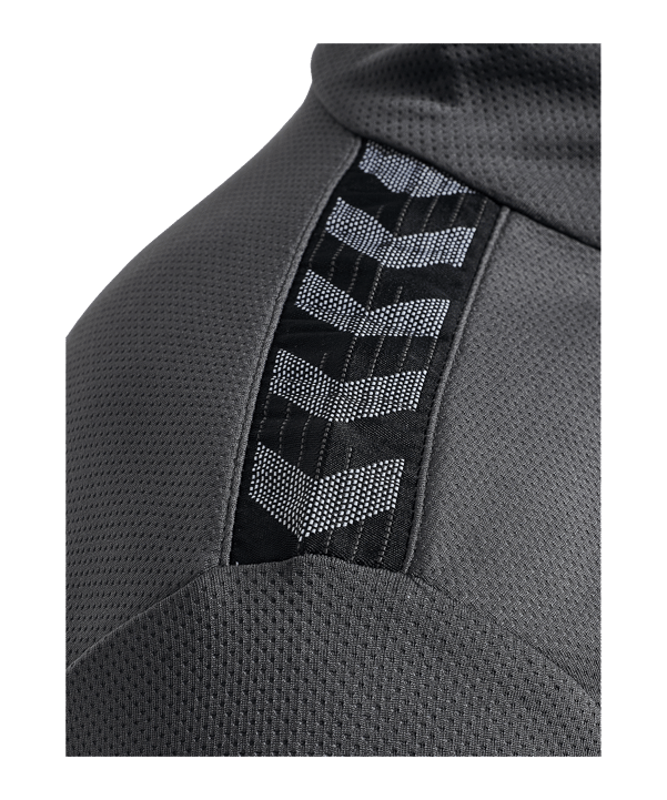 Hummel Authentic HalfZip Sweatshirt Grau F1525 - grau