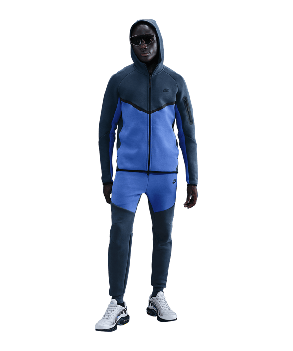 Nike Tech Fleece Kapuzenjacke Blau F438 - blau