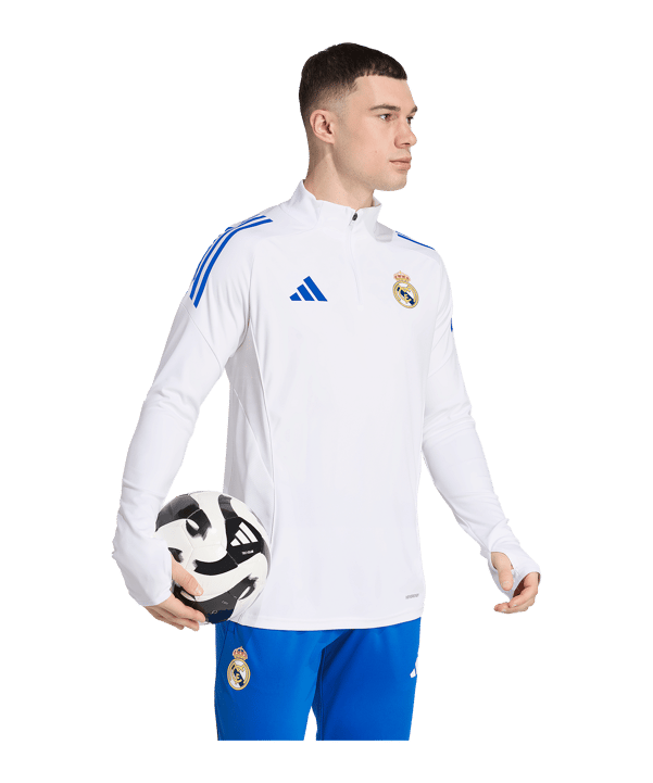 adidas Real Madrid Tiro25 Competition Training Sweatshirt 2025/2026 Weiß - weiss