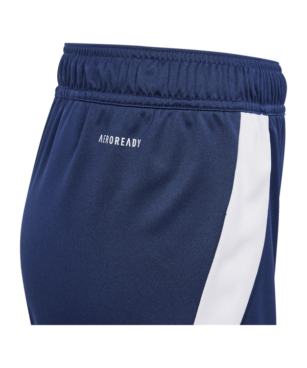 adidas Tiro 24 Training Short Kids Blau Weiss - blau