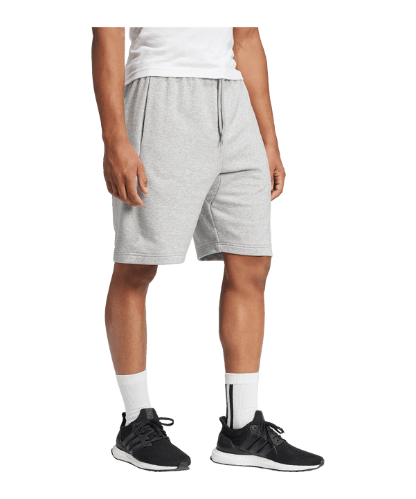 adidas Essentials Big Logo Short Grau - grau