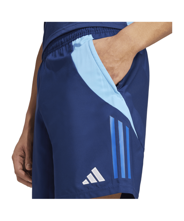 adidas Tiro 24 Competition Downtime Short Blau - blau