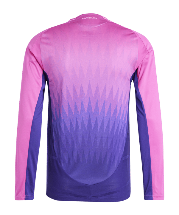 adidas DFB Deutschland Auth. Trikot Langarm Away EM 2024 Pink - rosa