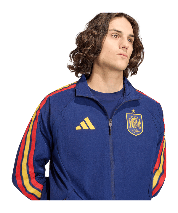 adidas RFEF Spanje Anthem Jas Blauw - blauw