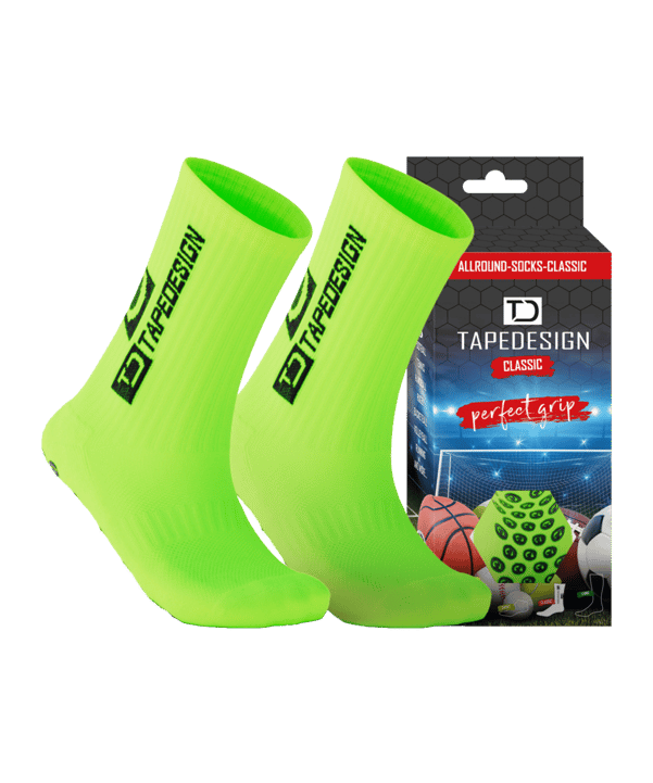 Tapedesign Gripsocks Chaussettes Vert - vert