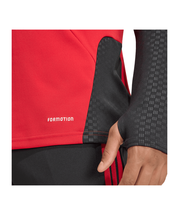 adidas Manchester United Tiro Sweatshirt Rot - rot