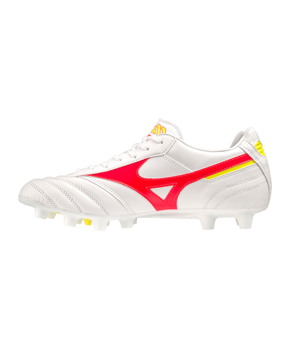 Mizuno Morelia II Pro FG Release Weiss Rot Gelb F6 - weiss