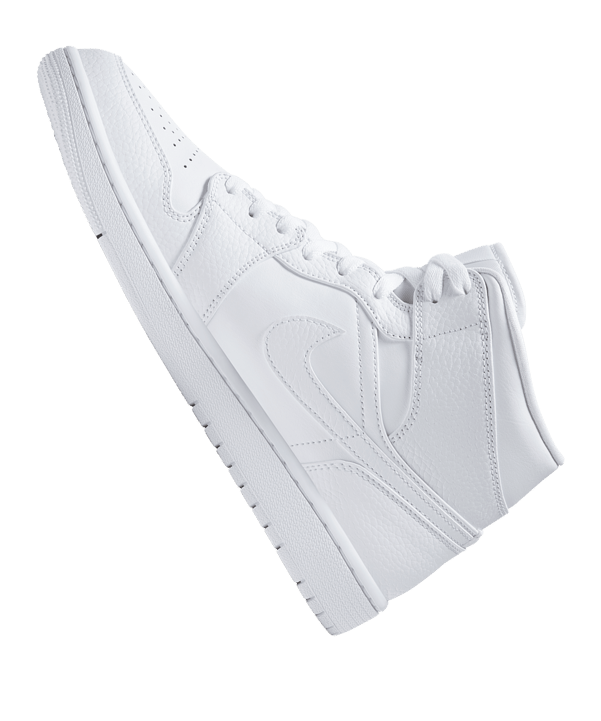 Jordan Air 1 Mid Sneaker Weiss F130 - weiss
